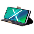 θήκη πτερύγιο για Samsung Galaxy A51 5G, Wallet Pocket Zipper Lace, μαύρη