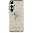 Θήκη GUESS Fixed Glitter Big 4G Logo για Samsung Galaxy S25