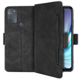 Θήκη με πτερύγιο για Motorola Moto G50, Card Slot, μαύρη