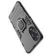 Θήκη για Oppo A78 5G, Kickstand Ring, μαύρη