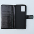 Θήκη με πτερύγιο για Motorola Moto G54 5G, Crazy Horse Wallet, μαύρη
