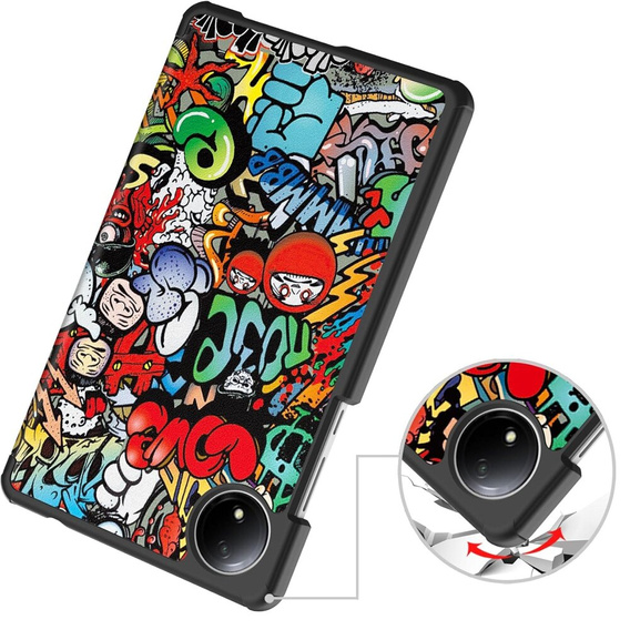 Θήκη για Xiaomi Redmi Pad SE 8.7, Smartcase, graffiti