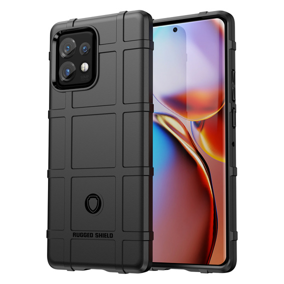 Θήκη για Motorola Edge 40 Pro, Rugged Shield, μαύρη
