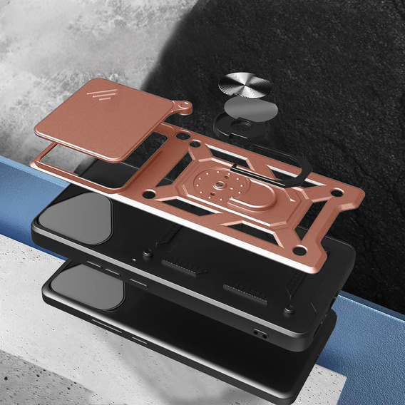 Θήκη για Honor 400 Lite, CamShield Slide, ροζ