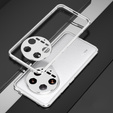Θήκη για Xiaomi 14 Ultra, Armor Bumper, με κάλυμμα φακού, ασημένια