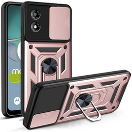 Θήκη για Motorola Moto E13, CamShield Slide, ροζ rose gold