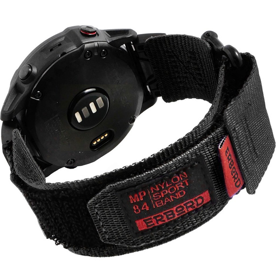 ERBORD MP84 Quickfit Nylon Strap για Garmin Fenix 5X/6X/6X PRO/7X (μέγεθος S/M)