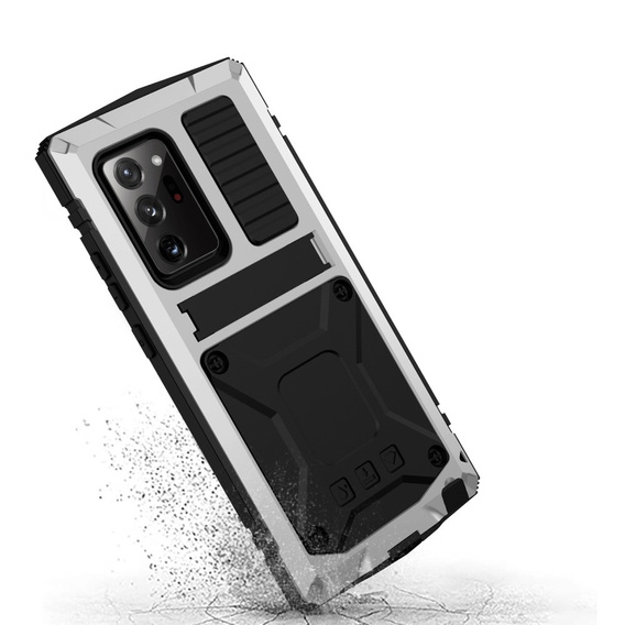 Θήκη για Samsung Galaxy Note 20 Ultra, R-JUST, θωρακισμένη, ασημί