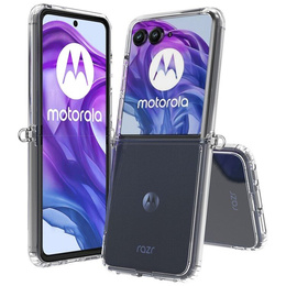 Θήκη για Motorola Razr 50 Ultra, Fusion Hybrid, διαφανής
