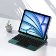 Θήκη πληκτρολογίου για iPad Air 11" 2024, Magnetic Keyboard Touchpad, πράσινη