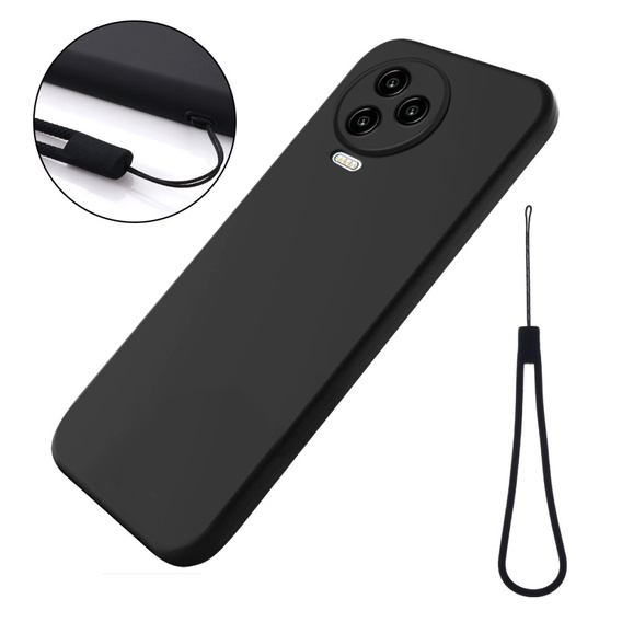 Θήκη για Infinix Note 12 Pro 4G / Note 12 2023, Silicone Lite, μαύρη