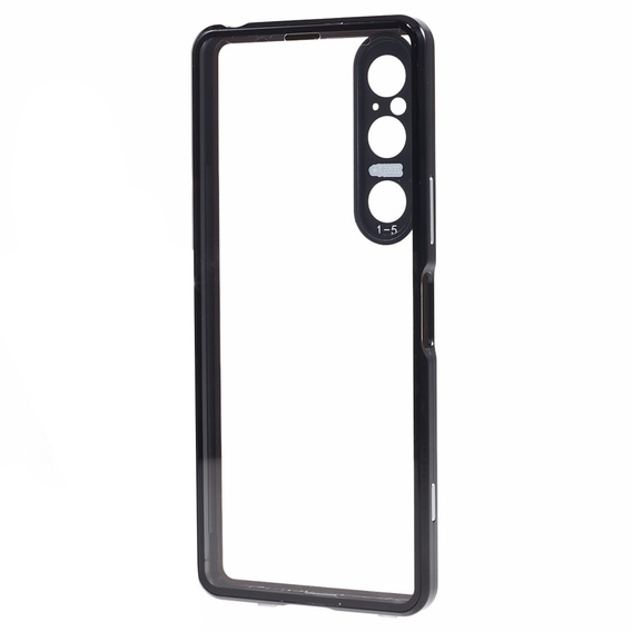 θήκη για το Sony Xperia 1 V, Magnetic Dual Glass, μαύρη