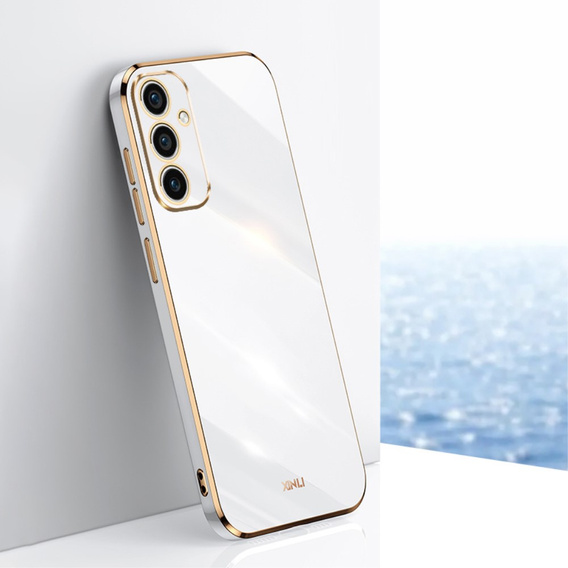 Θήκη για Samsung Galaxy A35 5G, Glamour CamShield, λευκή
