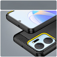 Θήκη για Honor X7a 5G, Carbon, μαύρη