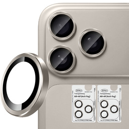 Γυαλί κάμερας ERBORD OPTIK Pro (2 τμχ) για iPhone 17 Pro / 17 Pro Max