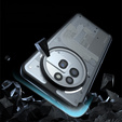 Θήκη για Nothing Phone 3A Pro, Fusion Hybrid, διαφανής / μαύρη