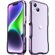 Θήκη LUPHIE για iPhone 14 Plus, Armor Bumper, μωβ