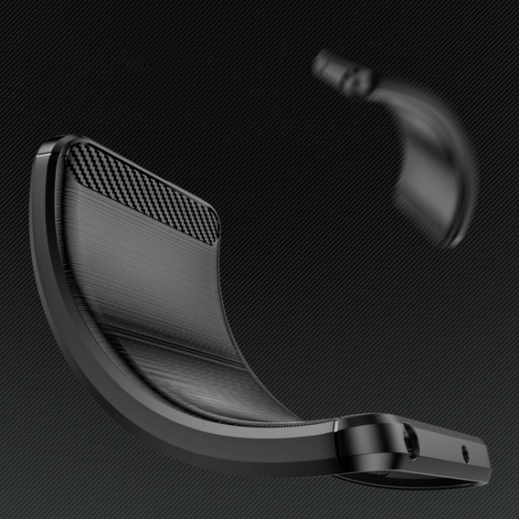 Θήκη για Xiaomi Redmi Note 12 5G / POCO X5 5G, Carbon, μαύρη