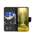 Θήκη με πτερύγιο για Infinix Zero 30 5G, Wallet, Don't Touch My Phone, μαύρη