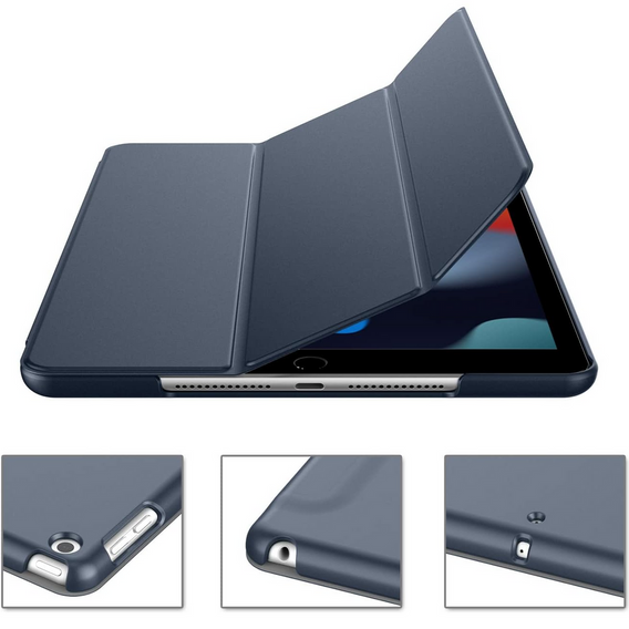 Θήκη για iPad 7/8/9 10.2 2019/2020/2021, Smartcase, σκούρο μπλε