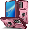 Θήκη για Samsung Galaxy A54 5G, CamShield Slide, ροζ / μπορντό