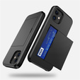 Θήκη για iPhone 11, Sliding Card Holder, μαύρη