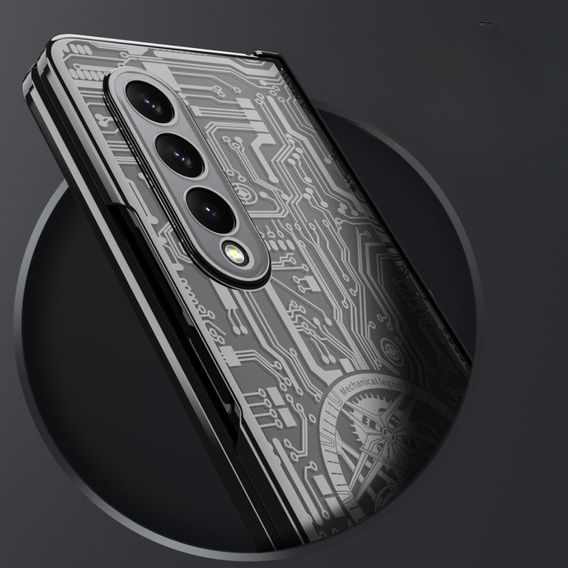 Θήκη για Samsung Galaxy Z Fold 4 5G, Mechanical Legend, μαύρη