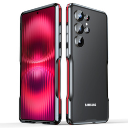 Θήκη LUPHIE για Samsung Galaxy S25 Ultra, Armor Bumper, μαύρη