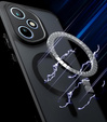 Θήκη για Honor 400 5G, για MagSafe, ERBORD Μatt Case, μαύρη