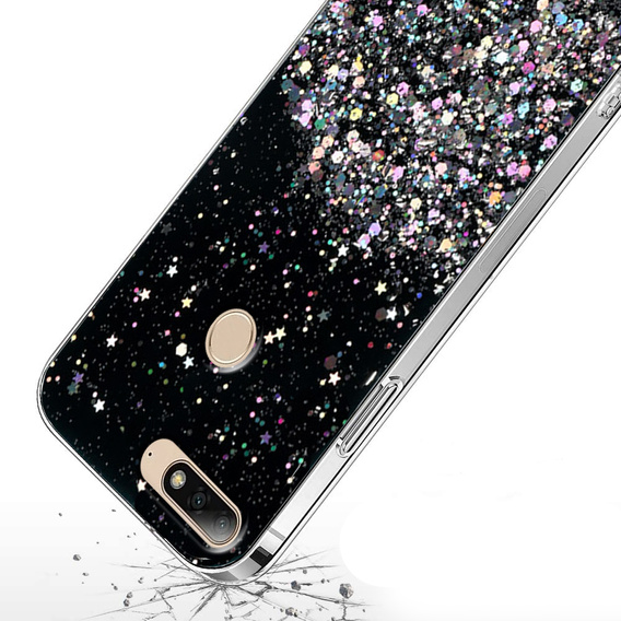 Θήκη για Huawei Y7 2018/Enjoy 8, Glittery, μαύρη