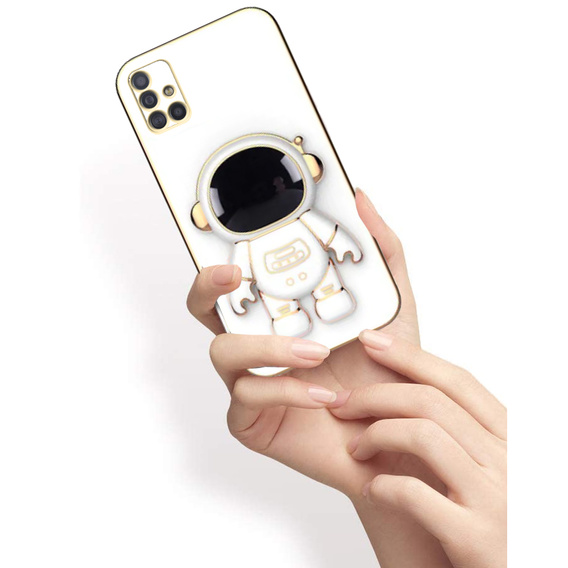 Θήκη για Samsung Galaxy A51 4G, Astronaut, λευκή