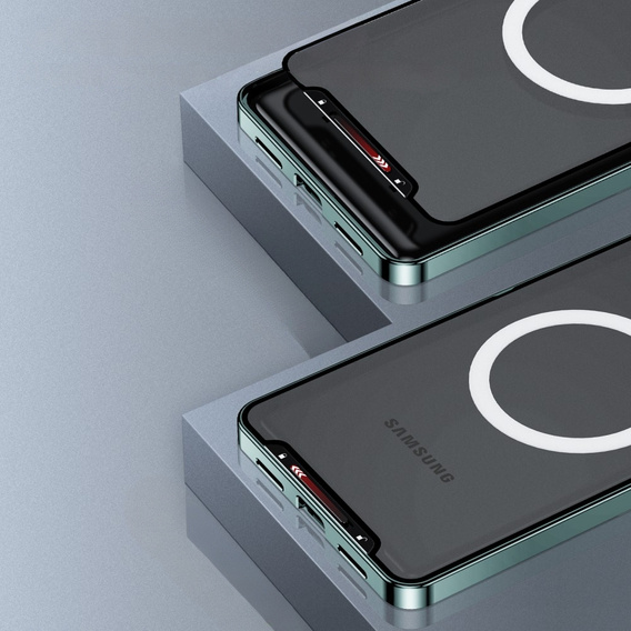 θήκη προστασίας κάμερας για το Samsung Galaxy S24+ Plus, CamShield MagSafe, διαφανής / πράσινη