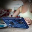 Θήκη για Samsung Galaxy S23 Ultra, CamShield Slide, μπλε