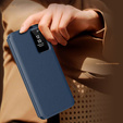 Αναδιπλούμενη θήκη για Samsung Galaxy S25 Edge, Smart View Wallet, μπλε