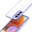 Θήκη για Samsung Galaxy A14 5G, Fusion Hybrid, διαφανής / βιολετί