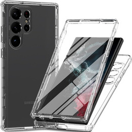 Θήκη για Samsung Galaxy S23 Ultra, Shockproof, με μεμβράνη, διαφανής