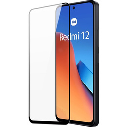Μετριασμένο γυαλί για Xiaomi Redmi 12 4G, Dux Ducis πλήρη οθόνη, μαύρη