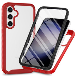 Θήκη για Samsung Galaxy A35 5G, Shockproof, με μεμβράνη, κόκκινη