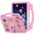 Παιδική θήκη για iPad 10.2" 2021/2020/2019 (9/8/7 gen.) / Air 10.5" 2019 (3 gen.), Cute Patterns, με βάση, ροζ