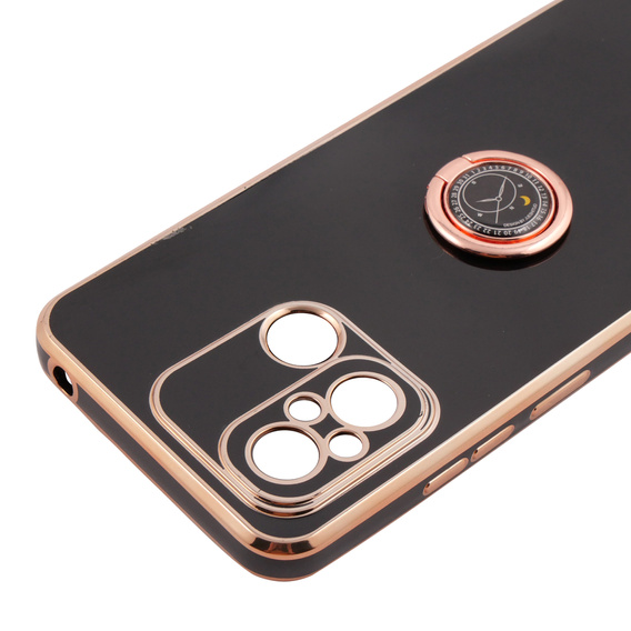Θήκη για Xiaomi Redmi 12C, Electro Ring, μαύρη