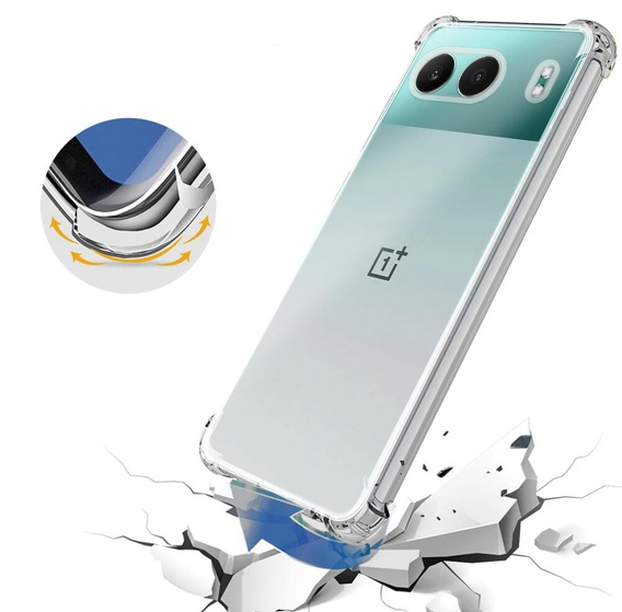 Θήκη για OnePlus Nord 4, Dropproof, διαφανής
