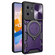 Θωρακισμένη θήκη για Infinix Hot 40i, CamShield Slide, μωβ