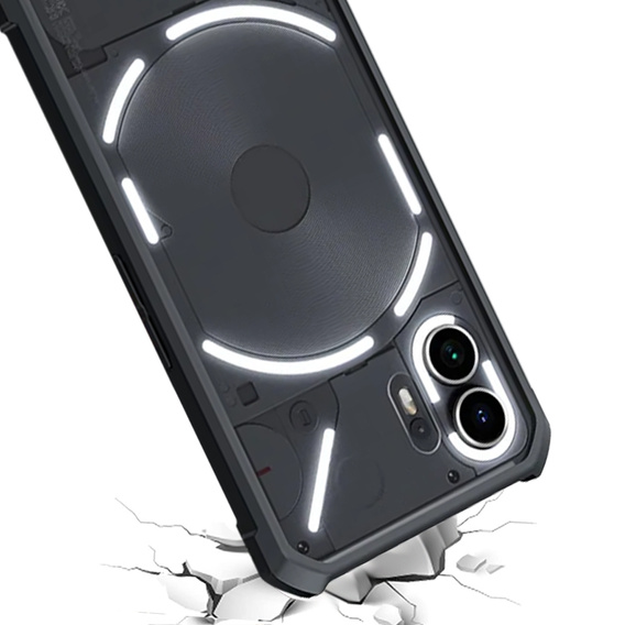 Θήκη για Nothing Phone 2, AntiDrop Hybrid, μαύρη