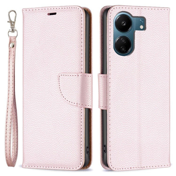 Θήκη με πτερύγιο για Samsung Galaxy A05s, Wallet Litchi Leather, μπλε