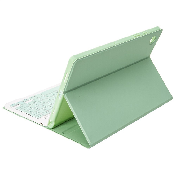 Θήκη + πληκτρολόγιο Samsung Galaxy Tab S6 Lite 10.4, Pen Slot, πράσινη