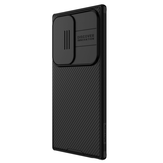 NILLKIN Θήκη για Samsung Galaxy S24 Ultra, θήκη σιλικόνης CamShield για MagSafe, μαύρη