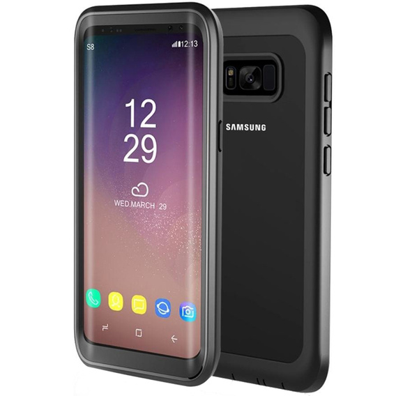 Θήκη για Samsung Galaxy S8, Shockproof, με μεμβράνη, μπλε