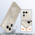 Θήκη για Motorola Edge 50 Ultra, Fusion Hybrid, διαφανής