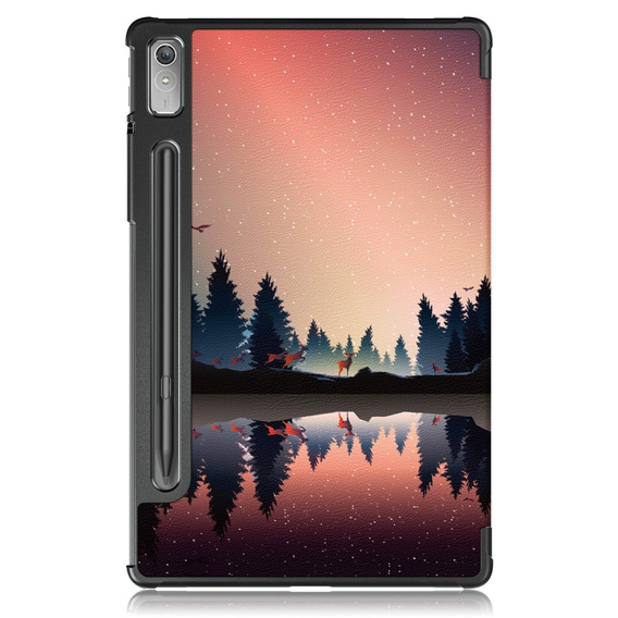 Θήκη για Lenovo Tab P11 Pro Gen 2 2022, Smartcase Pen Slot, forest and lake