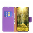 Θήκη με πτερύγιο για Samsung Galaxy A54 5G, Wallet Litchi Magnet, μωβ
